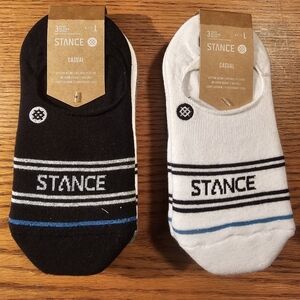 Stance Black and White Casual Socks